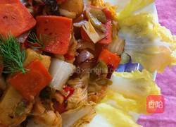 娃娃菜玉米饅頭的做法图解8