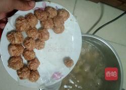 粉丝丸子汤的做法图解5