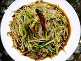 鲁菜大师蒋家常菜炒香辣豆牙肉丝