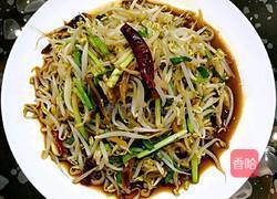 鲁菜大师蒋家常菜炒香辣豆牙肉丝的做法图解4