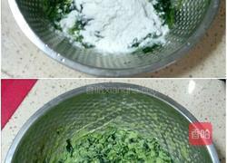 蒸菠菜饼的做法图解3