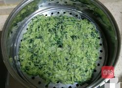 蒸菠菜饼的做法图解4