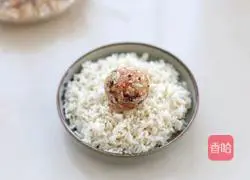 香菇糯米珍珠丸子的做法图解9