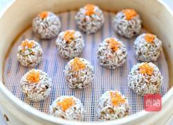 香菇糯米珍珠丸子的做法图解11