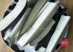 五香茄条的做法图解2