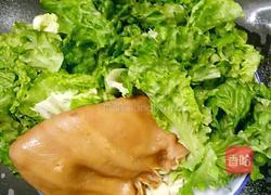 鲁菜大师蔣家常菜凉拌生菜耳片的做法图解1