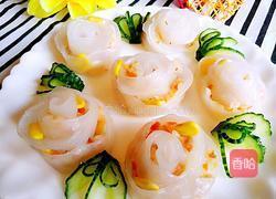 玫瑰鲜虾饺的做法图解1