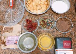 粉色少女心双莓雪花酥(熬糖版)的做法图解1