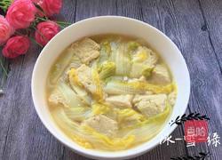 冻豆腐炖娃娃菜的做法图解1