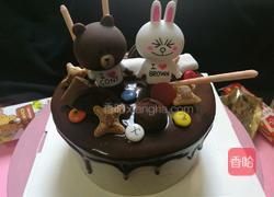 巧克力淋面奥利奥咸奶油蛋糕(六寸)的做法图解15