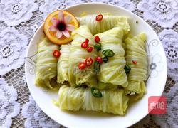 白菜肉馅卷的做法图解10