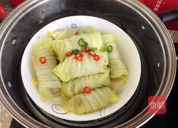 白菜肉馅卷的做法图解9