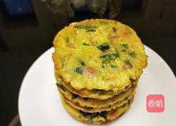 鸡蛋胡萝卜菠菜饼的做法图解7