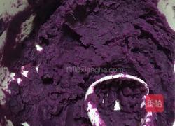 紫薯芝麻饼的做法图解3