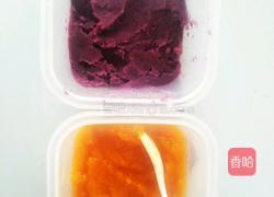 紫薯南瓜彩色面条(10个月宝宝辅食)的做法图解3