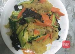 银耳小炒的做法图解3