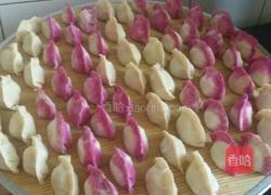 火龙果皮饺子的做法图解8