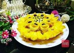 春天来了花开富贵黄金南瓜面点的做法图解22