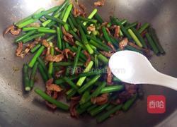 蒜苔炒肉的做法图解10