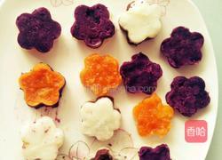 紫薯山药南瓜什锦糕(10个月宝宝辅食)的做法图解1