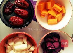 紫薯山药南瓜什锦糕(10个月宝宝辅食)的做法图解2