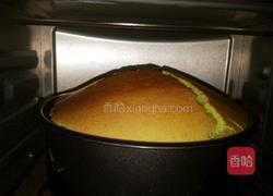 抹茶戚风蛋糕八寸的做法图解15