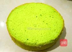 抹茶戚风蛋糕八寸的做法图解17
