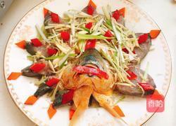 清蒸开屏大黄鱼的做法图解6