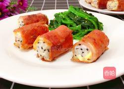 芝士培根饭团的做法图解1