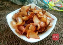 百合炒腌肉的做法图解6