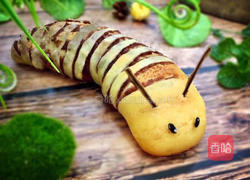 ~逼真豆沙毛毛虫的做法图解17