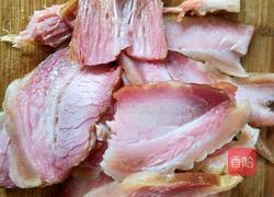 蒜薹炒腊肉的做法图解4