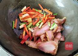 蒜薹炒腊肉的做法图解6