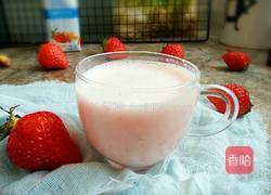 草莓果奶的做法图解7
