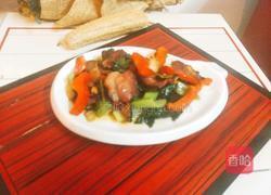 腊肉炒青菜的做法图解4