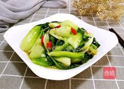 炝炒上海青的做法图解8