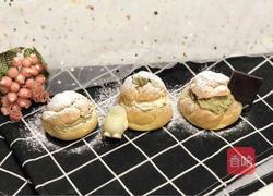 抹茶奶油泡芙的做法图解25