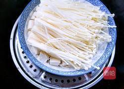 剁椒金针菇豆腐的做法图解4