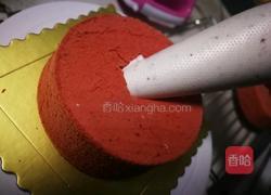 草莓流心红丝绒裸蛋糕的做法图解11