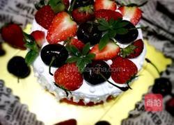 草莓流心红丝绒裸蛋糕的做法图解14