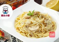 超低脂白酱蘑菇意面的做法图解6