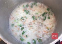 黑芝麻肉糜蔬菜粥的做法图解7