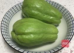 清炒佛手瓜的做法图解1