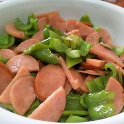 青椒火腿的做法[图]