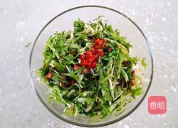 凉拌陈醋苦菊花生米的做法图解12