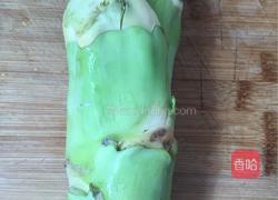 菜心排骨汤的做法图解3