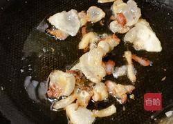 腊肉炒花菜的做法图解4