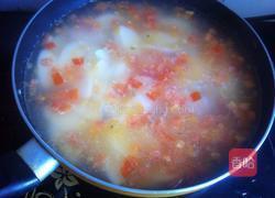 西红柿鸡蛋年糕汤的做法图解5