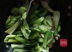 香菇炒油菜的做法图解8