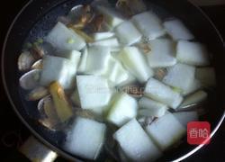 冬瓜花蛤汤的做法图解5